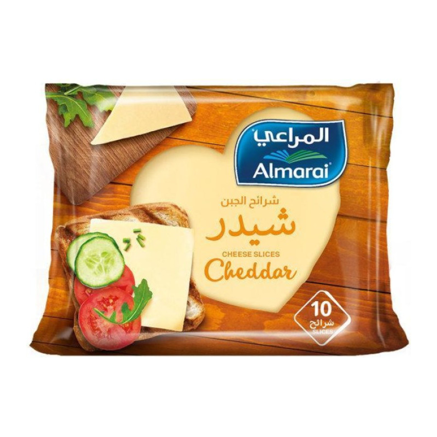 شرائح جبنة شيدر المراعي 200 جم × 12
